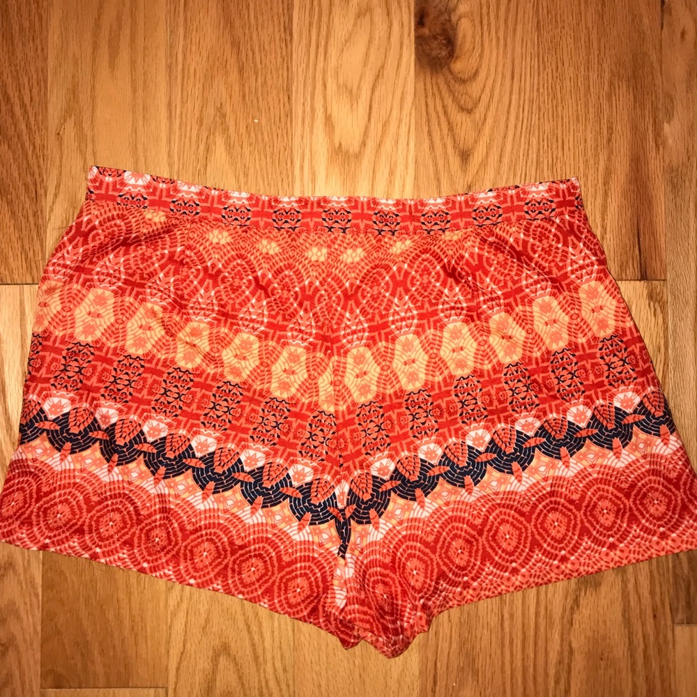 Angie Orange Shorts